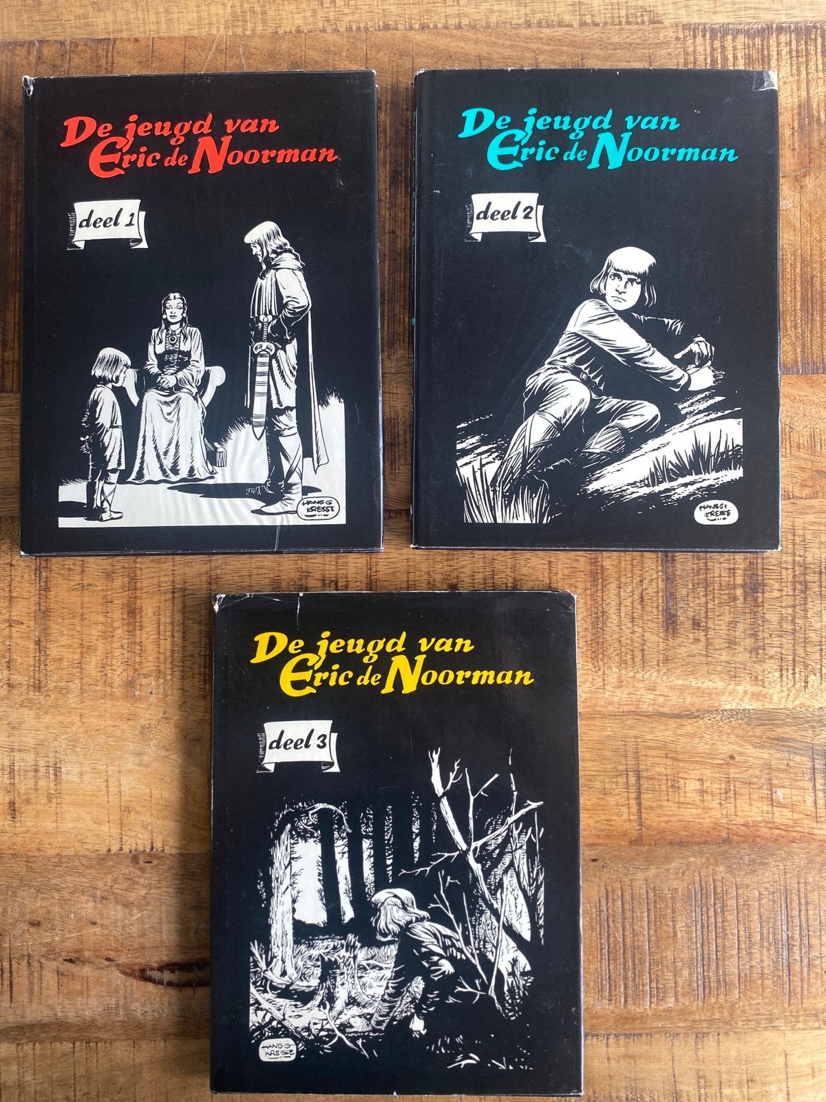 De Jeugd van eric de noorman 1-3 hans G Kresse, Ophalen of Verzenden, Gelezen