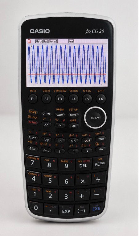 Casio fx-cg 20, Ophalen of Verzenden, Grafische rekenmachine, Zo goed als nieuw