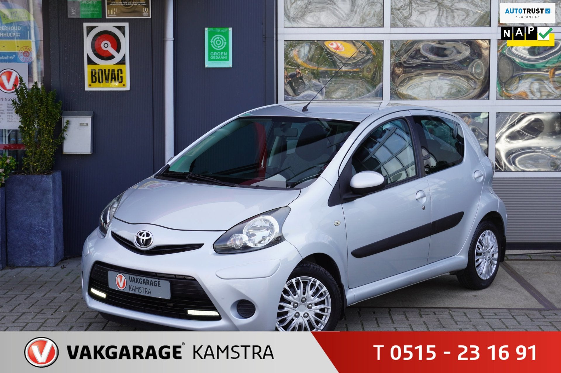 Toyota Aygo 1.0 VVT-i Aspiration NAP Automaat/Airco/5-deurs, Auto's, Euro 5, Gebruikt, 4 stoelen, 68 pk