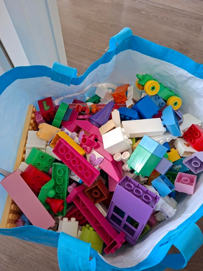 Een zak vol duplo ( o.a. Hello Kitty), Ophalen of Verzenden
