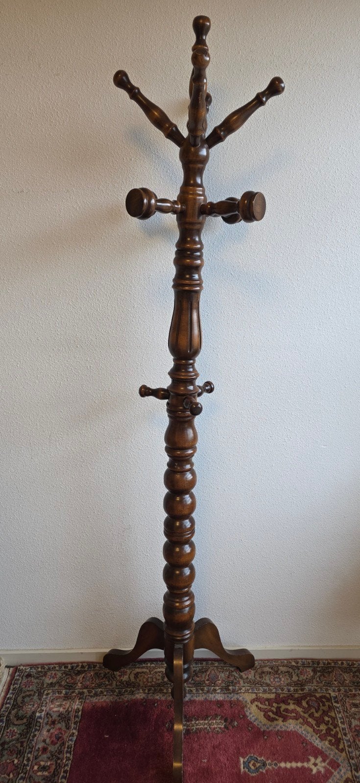 Houten staande kapstok garderobe kapstok klassiek, Ophalen, Gebruikt, ., .