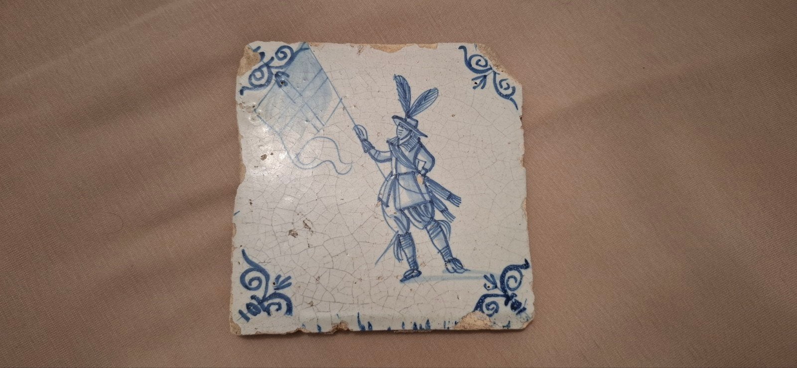 soldaten tegel, Antiek en Kunst, Ophalen of Verzenden