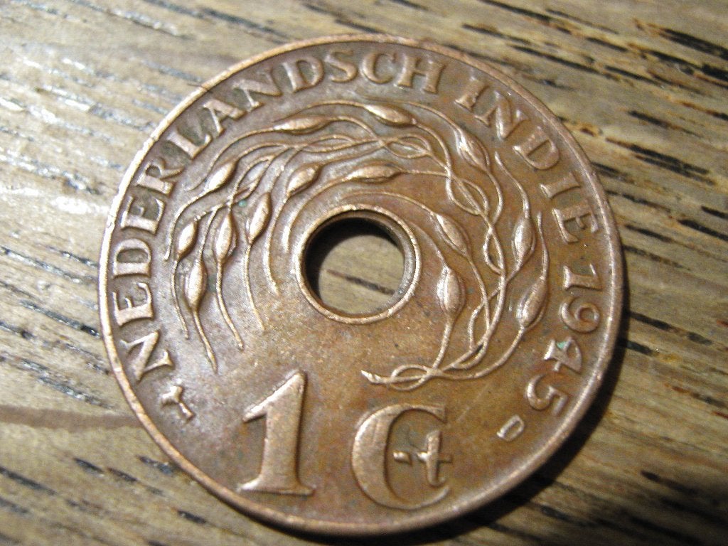 Bevrijd Nederlands Indie 1 Cent 1945d, WW2 #626, Ophalen of Verzenden, Zuidoost-Azië, Losse munt