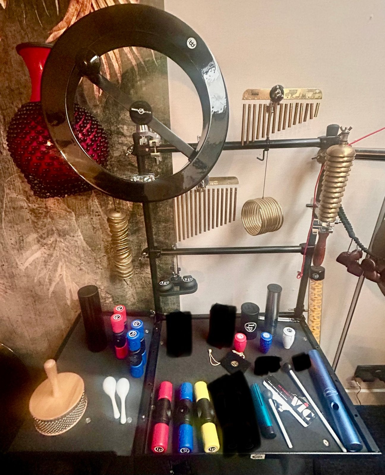 Uitgebreide percussie set., Ophalen, Zo goed als nieuw, Melodische percussie