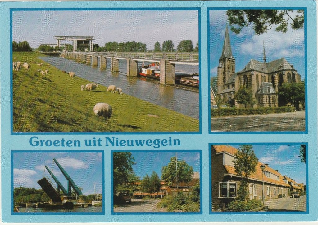 NIEUWEGEIN Sluis Schapen Kerk Straat Groeten, Verzenden, 1980 tot heden, Gelopen, Utrecht
