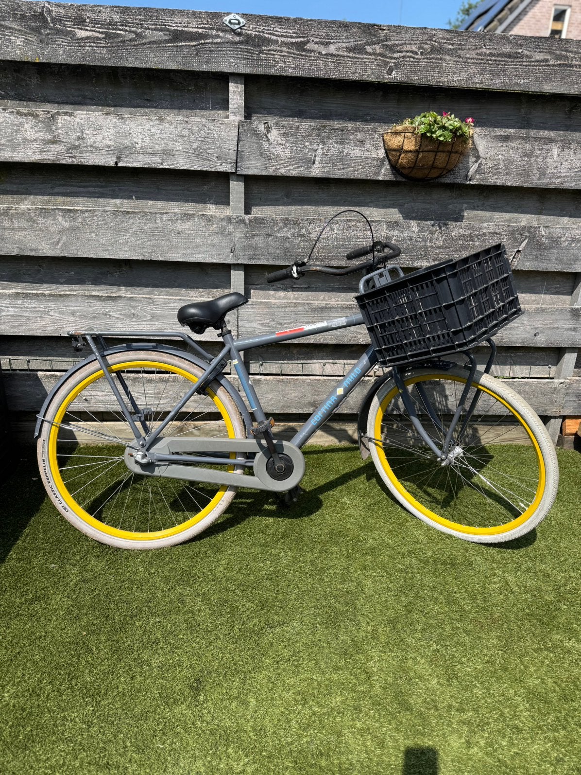 Stoere Cortina jongensfiets 28 inch, Ophalen, Gebruikt, 26 inch of meer, Handrem