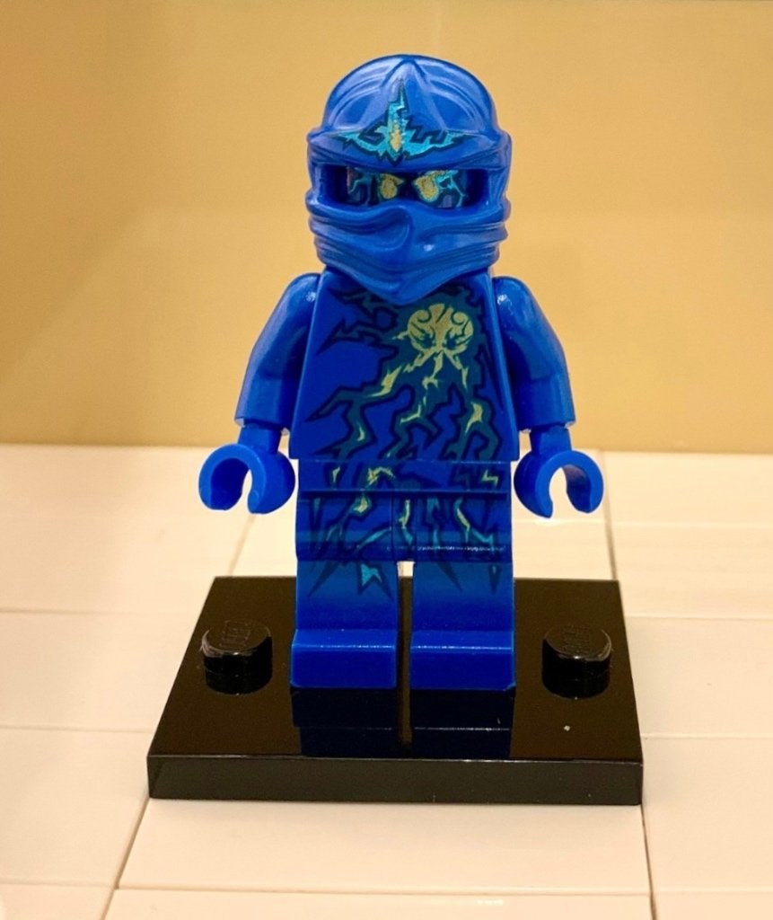 Lego Jay NRG njo0061 minifiguur, Lego, Ophalen of Verzenden, Zo goed als nieuw, Minifiguur