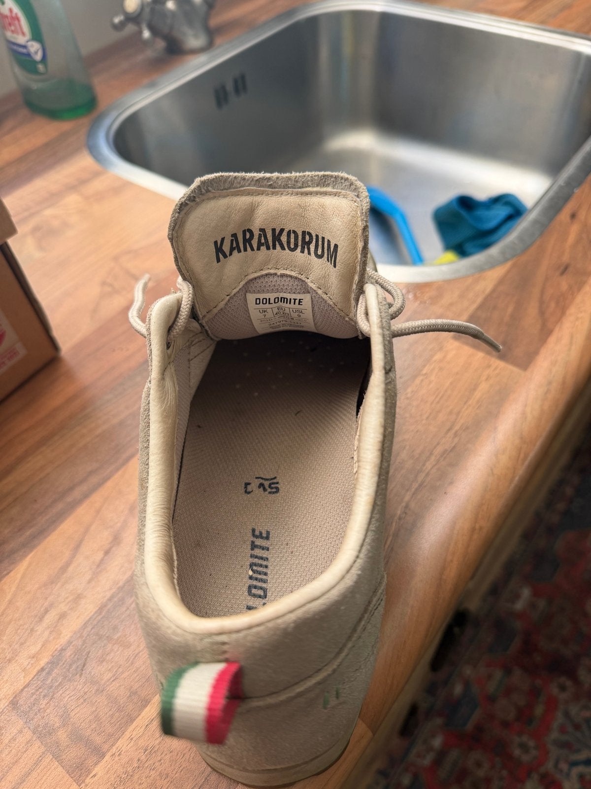 Dolomite Karakorum wandelschoenen - Zo goed als nieuw, Kleding | Dames, Verzenden, Zo goed als nieuw, Beige, Wandelschoenen