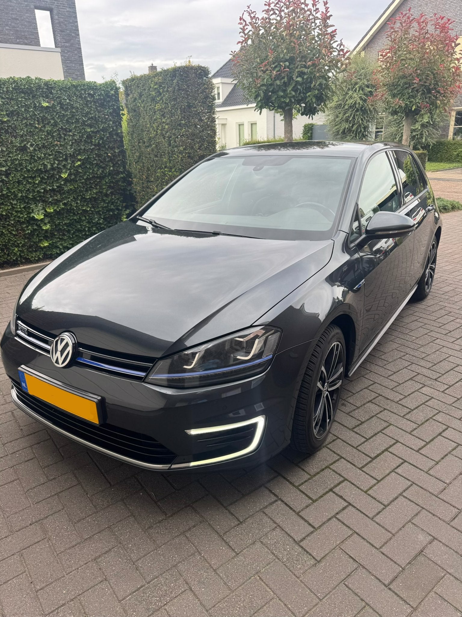 Volkswagen Golf GTE 2015 Zwart -NIEUWE APK - trekhaak - Leer, Zwart, Zwart, 1395 cc, 1499 kg