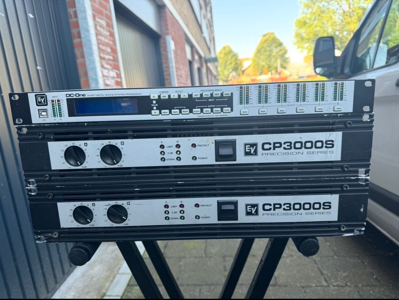 Electro-Voice Pro Audio Set (2x CP3000S + DC-One), Ophalen, Gebruikt