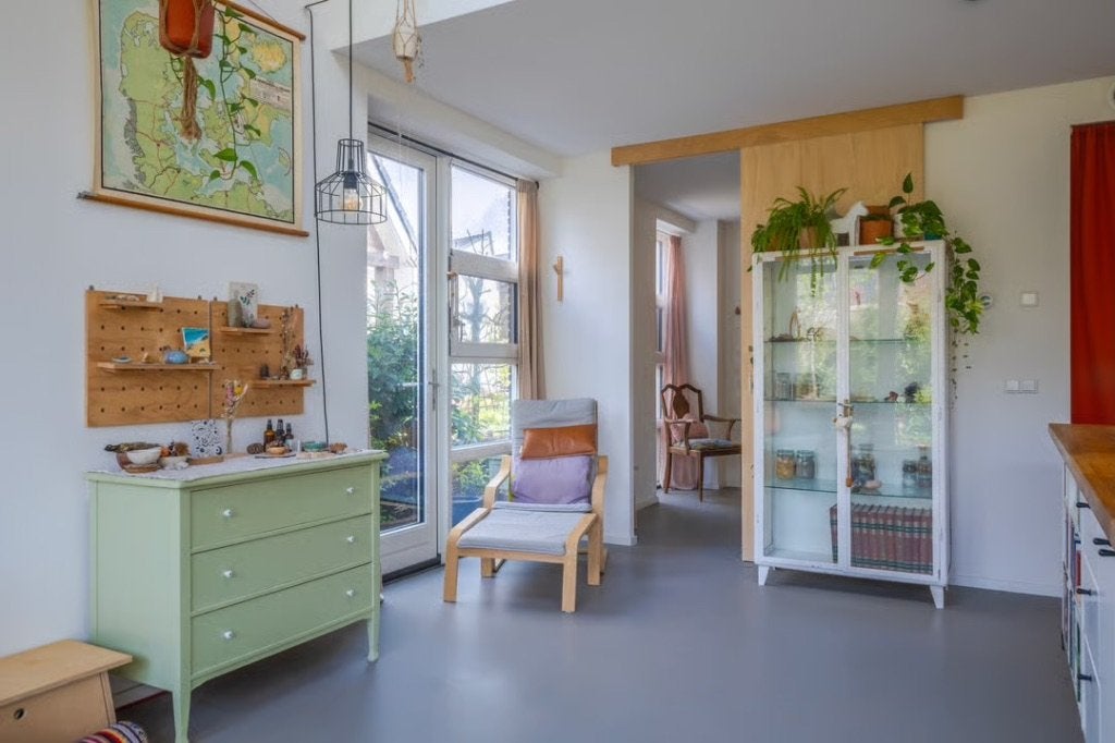 Vintage apothekerskast, Huis en Inrichting, Ophalen, Vintage, 50 tot 100 cm, Glas