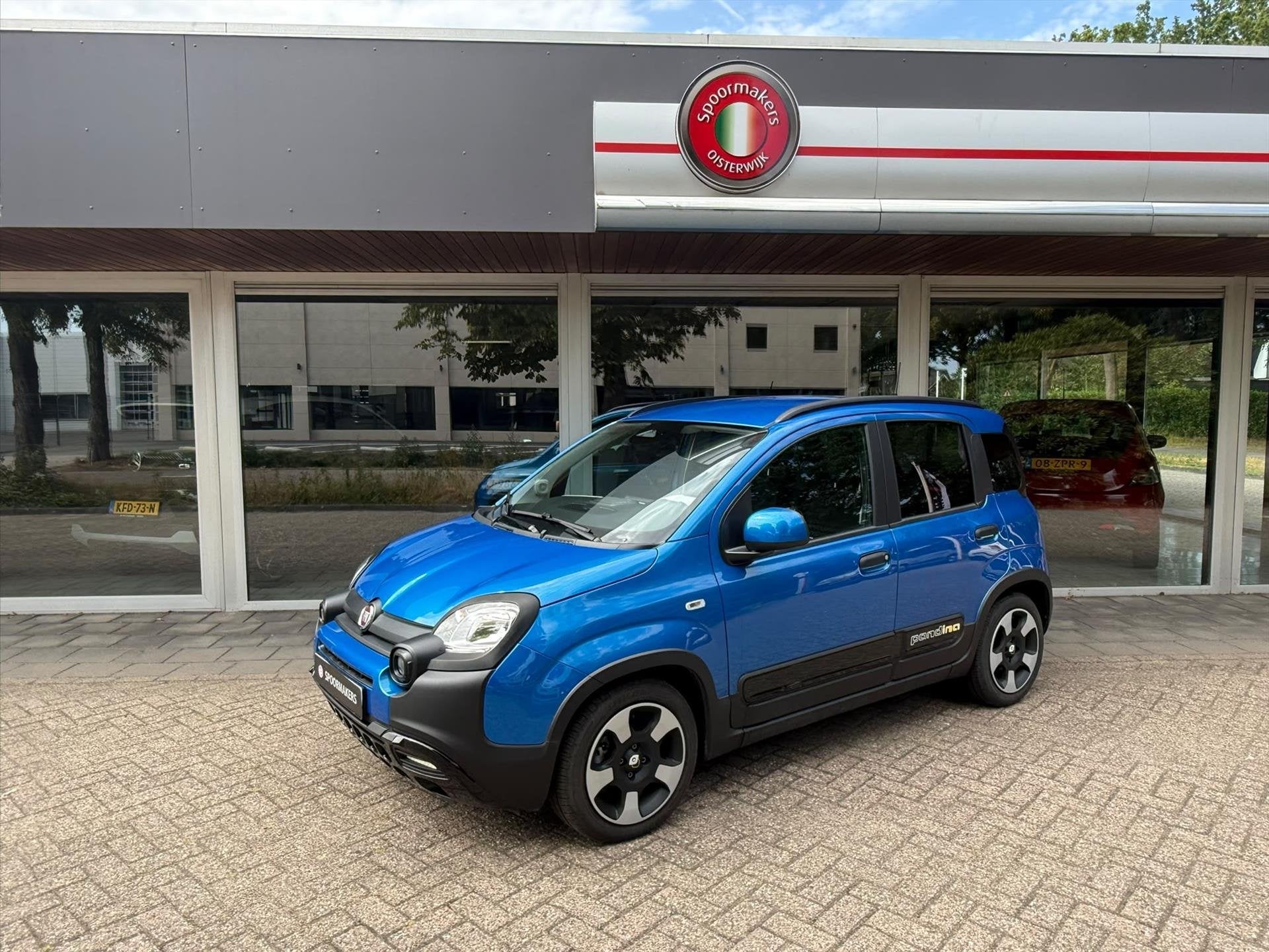 Fiat Pandina 1.0 70pk Cross, Auto's, 945 kg, Dealer onderhouden, Gebruikt, Blauw