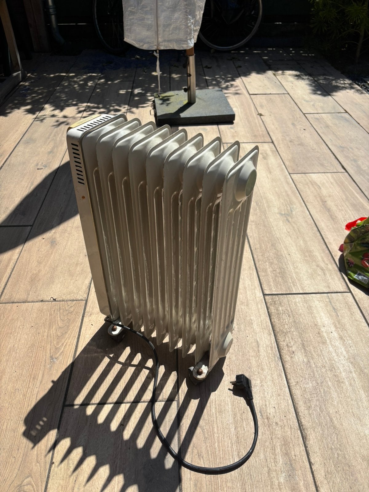 Elektrisch kacheltje, Doe-het-zelf en Verbouw, Verwarming en Radiatoren, 30 tot 80 cm, Gebruikt, Kachel, Minder dan 60 cm