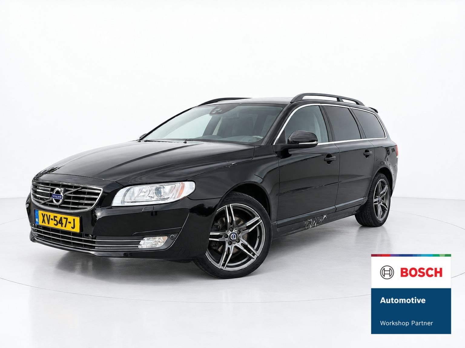 Volvo V70 2.0 D4 Dynamic Edition OPEN DAK - LEER - STOELVERW, Auto diversen, 1969 cc, Zwart, Volvo Nederland B.V., Stationwagon