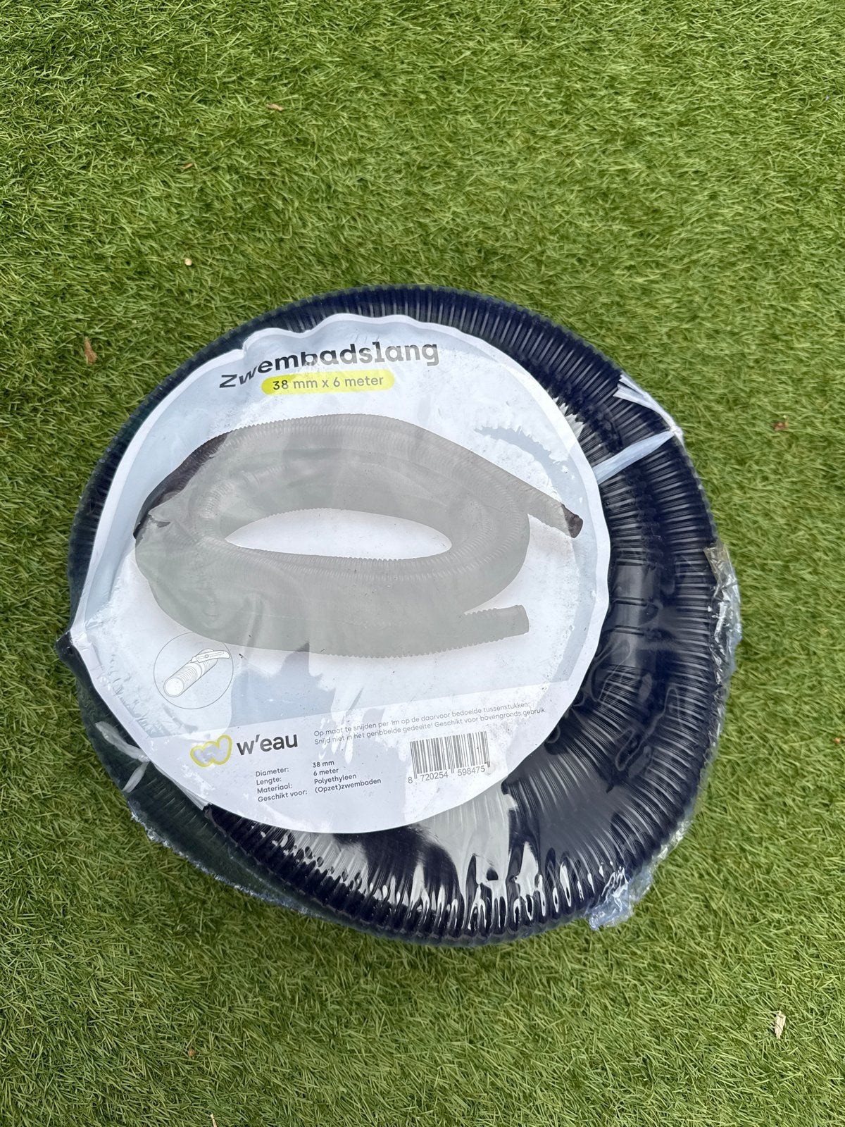 W'eau Zwembadslang 38mm x 6m voor opzetzwembaden, Verzenden, Nieuw, Overige typen