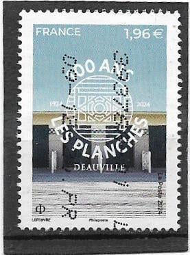 Frankrijk 2024 100 Ans Les Planches €1,96, Verzenden, Gestempeld