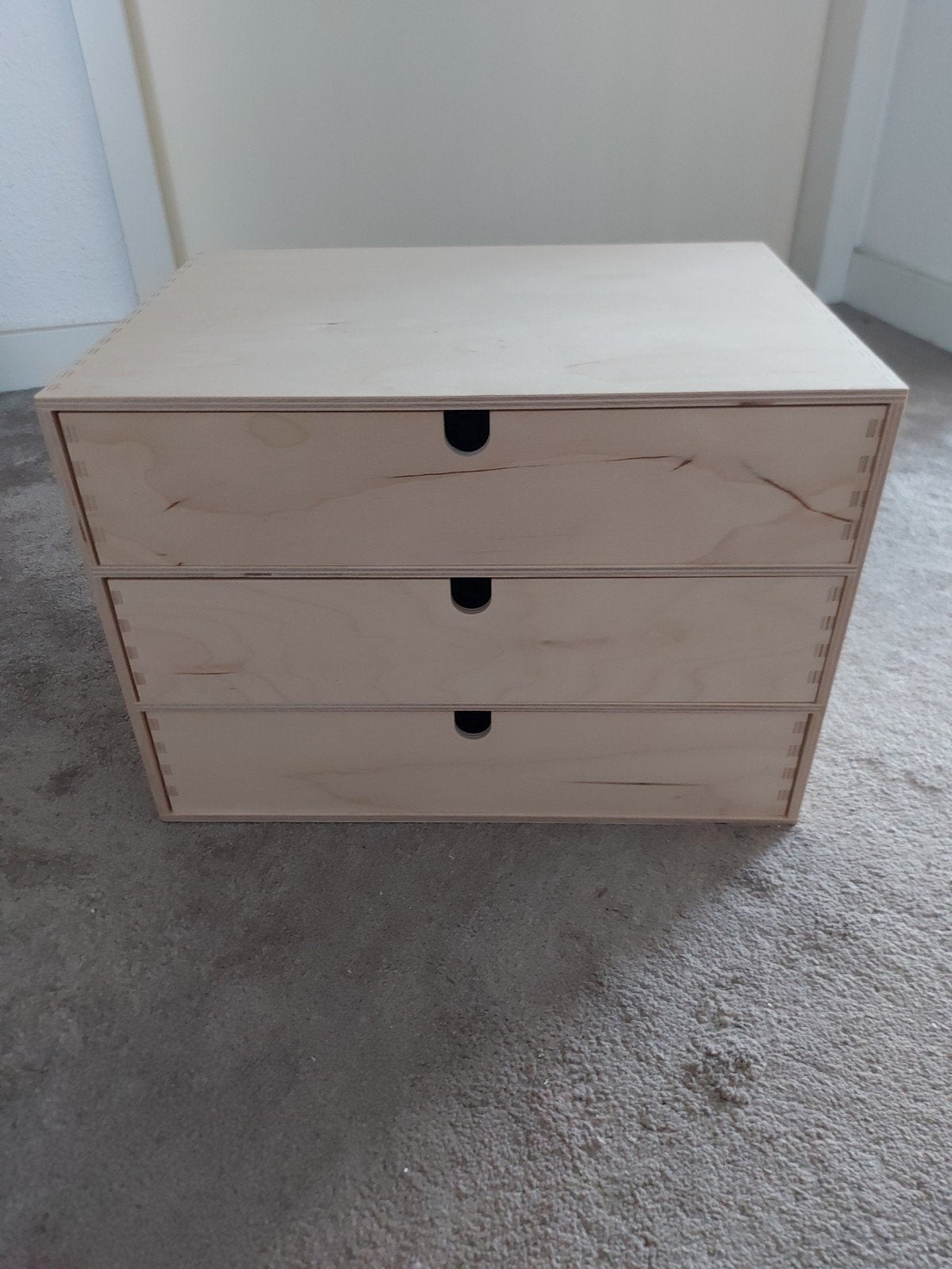 Vintage A4 ladenkastje B 36,4 x D 26,3 X  25,6 cm onbehan, Huis en Inrichting, Kasten | Ladekasten, Ophalen, 25 tot 50 cm, Minder dan 50 cm