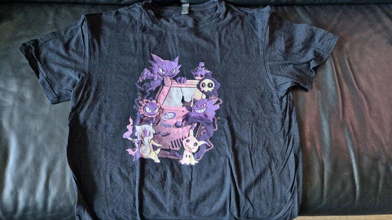 Spook Pokémon T-Shirt - Ghost-type Pokémon design, Maat 52/54 (L), Onbekend, Zwart, Ophalen of Verzenden