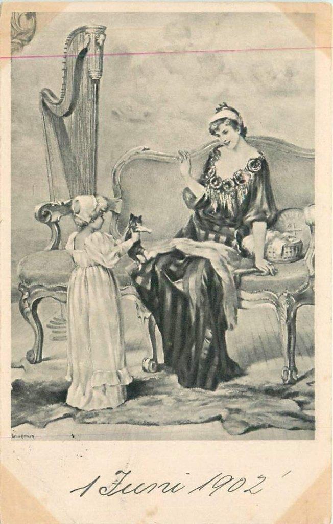 381-455-021 Lady, Verzenden, Voor 1920, Overig Europa