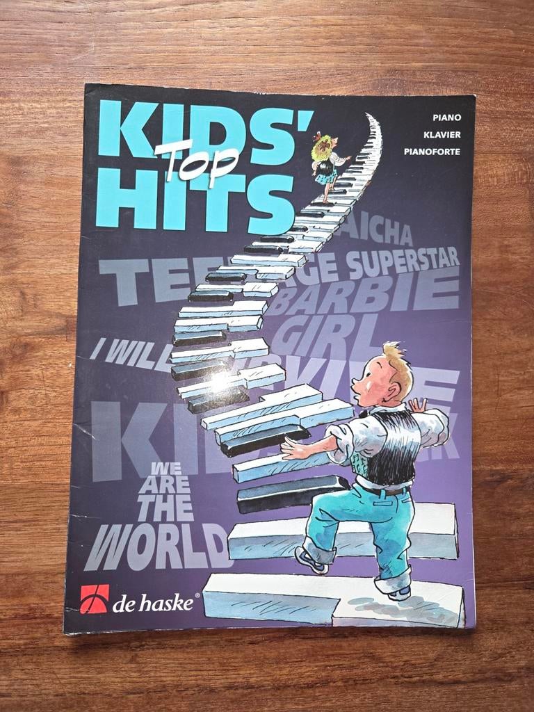 Kids' Top Hits  muziekboek Piano/Pianoforte - De Haske, Ophalen of Verzenden