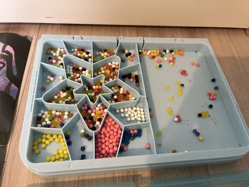 Aquabeads set unicorn, Ophalen of Verzenden, Gebruikt, Knutselen