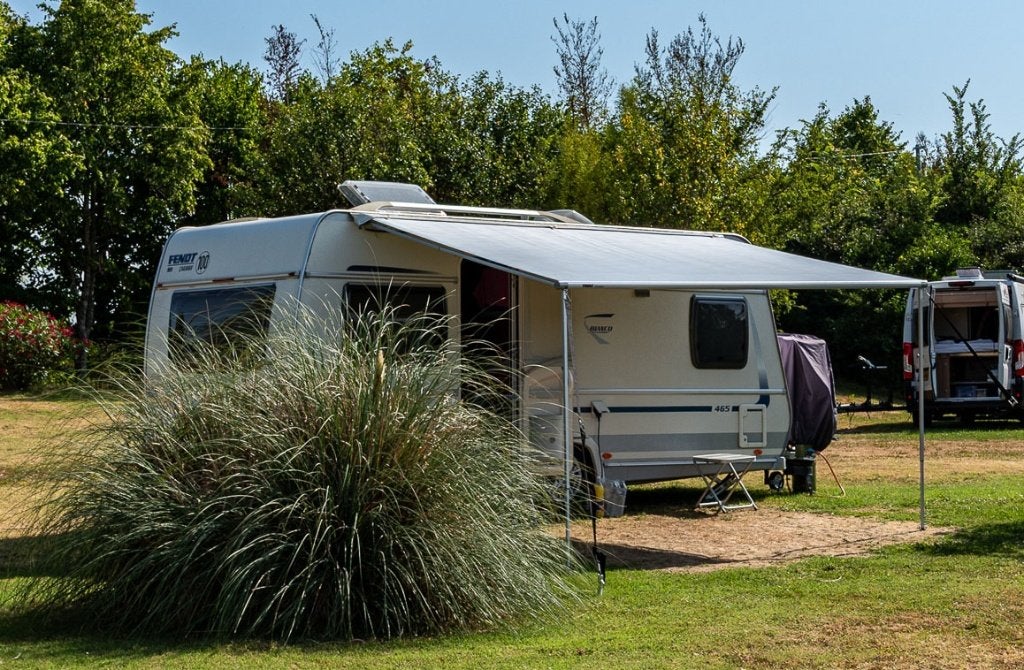 "THULE OMNISTOR 1200" 400 CM BREED, SAPPHIRE BLUE ZAKLUIFEL, Caravans en Kamperen, Caravan accessoires, Ophalen, Zo goed als nieuw