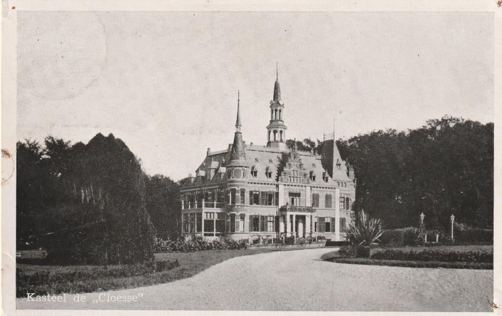 LOCHEM Kasteel De Cloese 1955, Verzenden, 1940 tot 1960, Gelopen, Gelderland