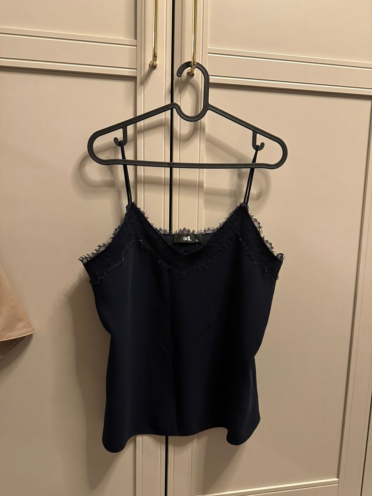 Zara topje singlet hemdje kant katoen chique S nieuw, Maat 38/40 (M), Zwart, Nieuw, Ophalen of Verzenden