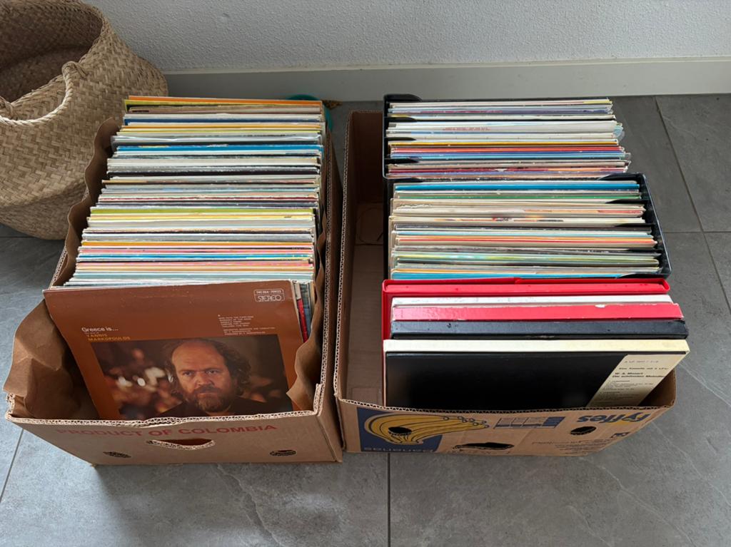 Meer dan 180 LPs + 20 singeltjes, Ophalen, Gebruikt, Overige formaten