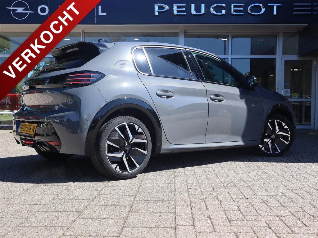 Peugeot 208 GT HYBRID 145pk e-DCS6 automaat, Rijklaarprijs,, Automaat, 136 pk, Gebruikt, 1199 cc