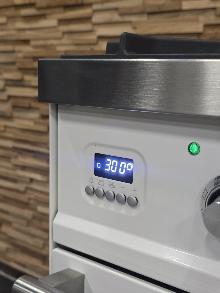 🔥Luxe Boretti Fornuis 100 cm wit + rvs 6 pits 300° oven, Niet ingevuld, 60 cm of meer, Niet ingevuld, Ophalen of Verzenden