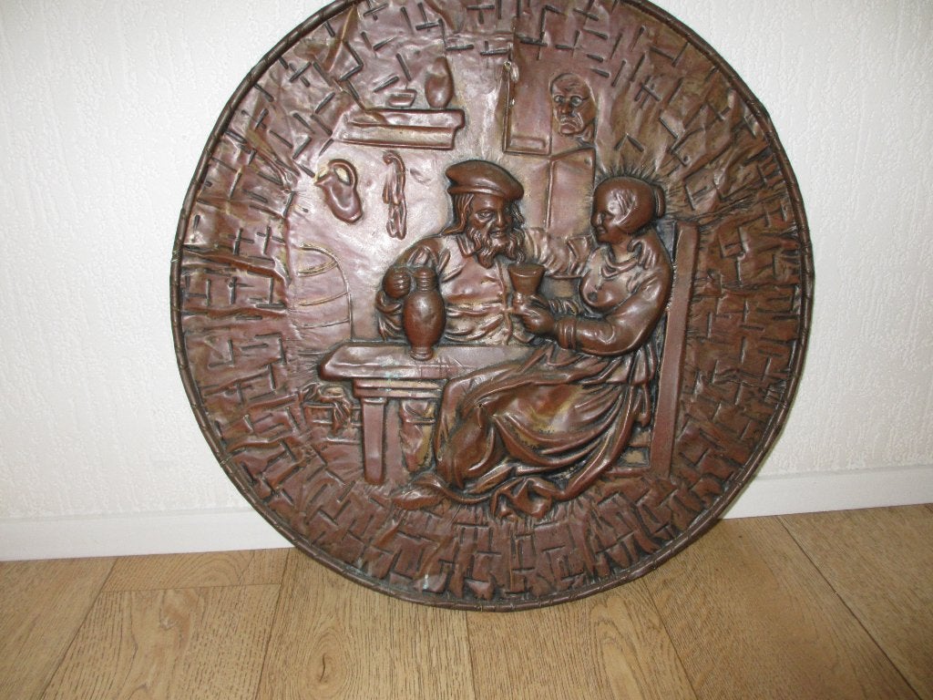 Koperen en Messing wandborden, Ophalen