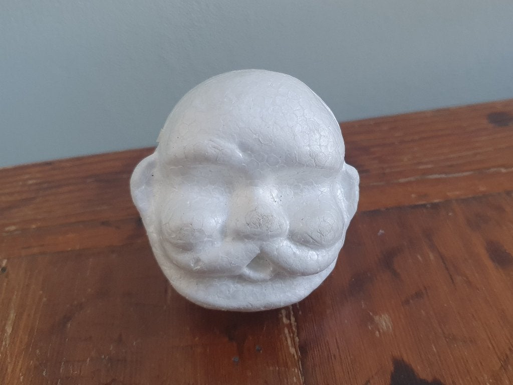 Polystyrene, piepschuim hoofdjes/ kerstmanhoofd, 7 cm, Ophalen of Verzenden, Nieuw, Knutselmateriaal
