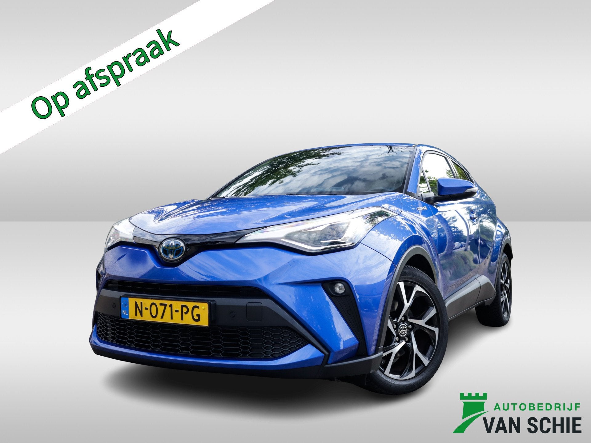 Toyota C-HR 1.8 Hybrid Business Plus 1e-Eig. & Dealer-Onderh, 12 maanden, Stof, 4 cilinders, Blauw
