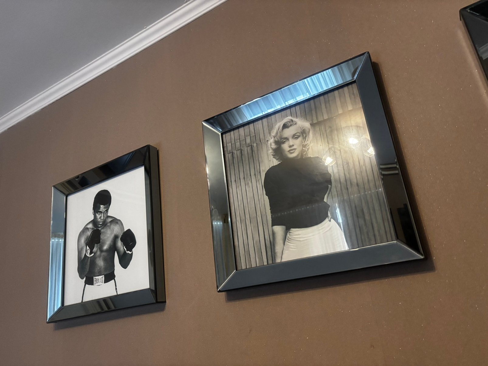 4 prachtige spiegel fotolijsten 50x50, Huis en Inrichting, Ophalen, Zo goed als nieuw, Hout