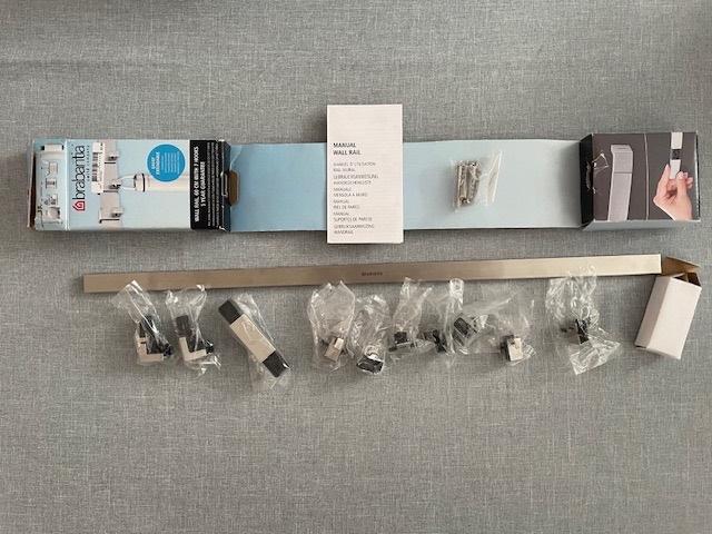 Brabantia Wandrail met 7 haken, Overige typen, Ophalen of Verzenden, Nieuw, Brabantia