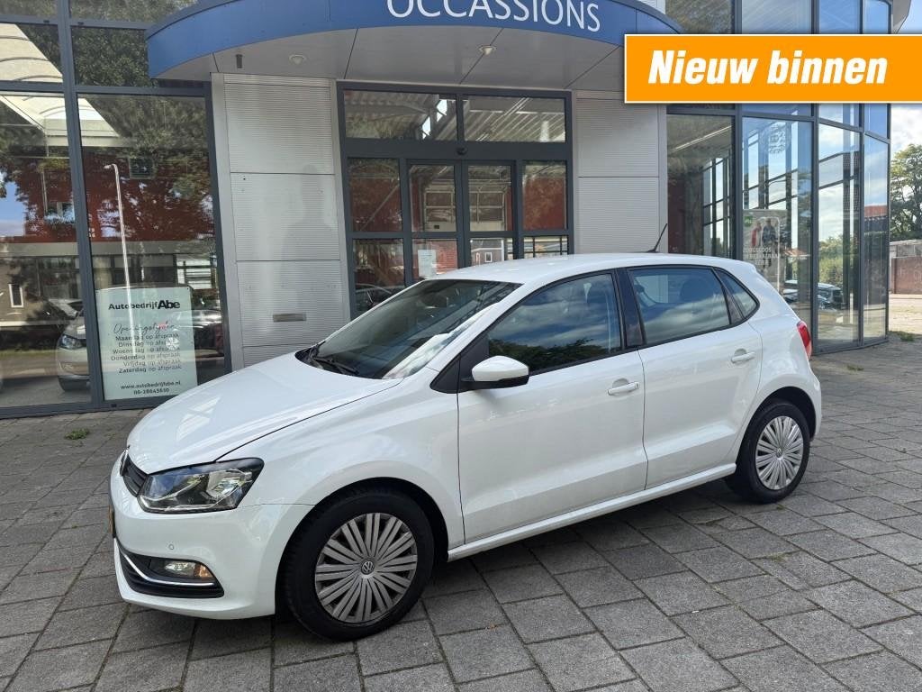 Volkswagen POLO 1.4 TDI BNS EDITION-5DEURS-ECC-NAVI-PDC-GEEN, Auto's, Voorwielaandrijving, Gebruikt, Wit, Bedrijf