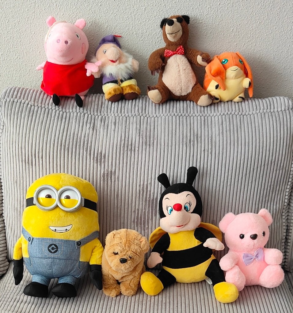 Leuke pluche knuffels (als set of los te koop), Kinderen en Baby's, Speelgoed | Knuffels en Pluche, Ophalen, Zo goed als nieuw