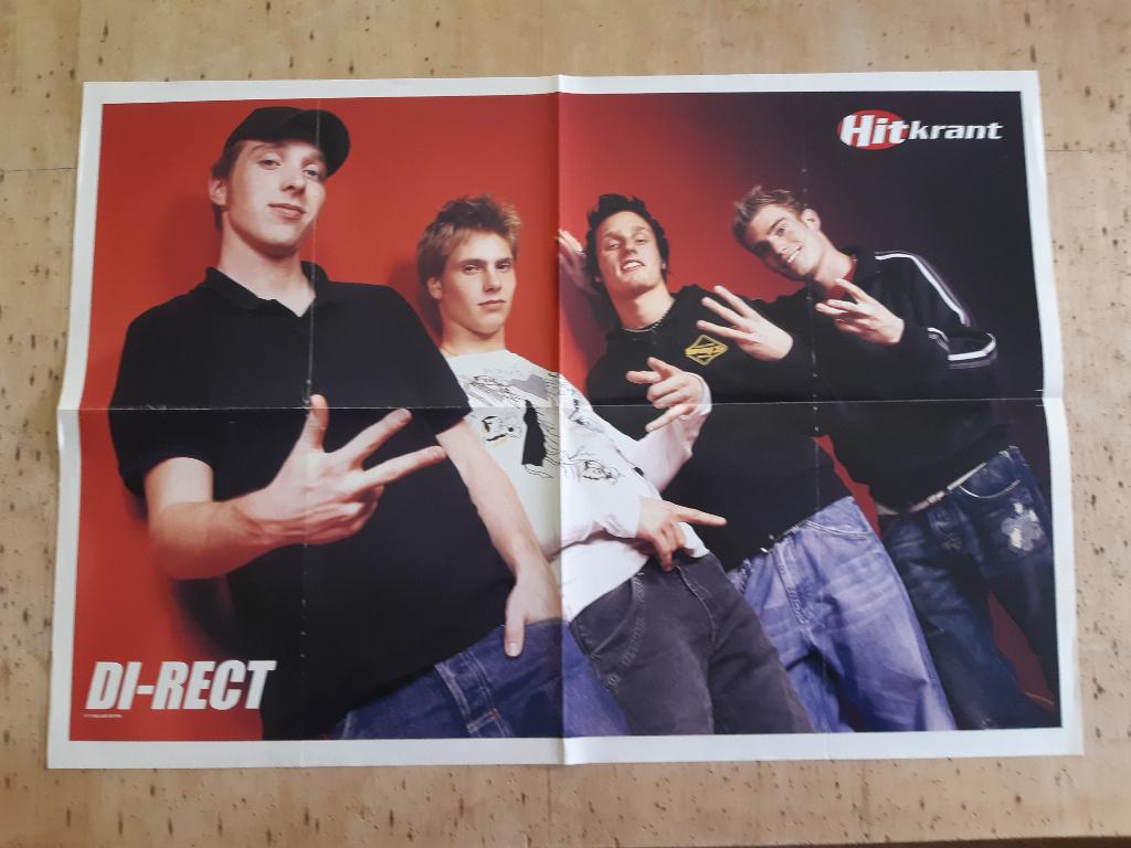 Poster DI-RECT Hitkrant Formaat A2 44x62 cm Kevin Ch!pz, Verzamelen, Posters, Rechthoekig Liggend, Ophalen of Verzenden, Zo goed als nieuw
