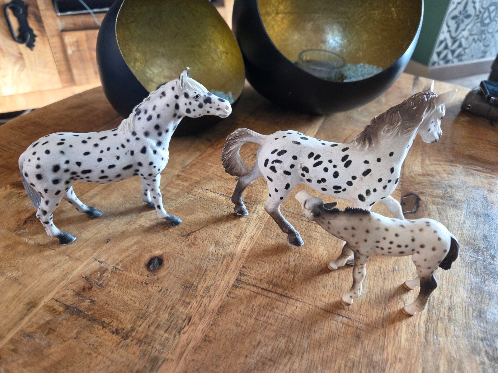 Schleich paarden set - Appaloosa familie, Ophalen of Verzenden, Jongen of Meisje