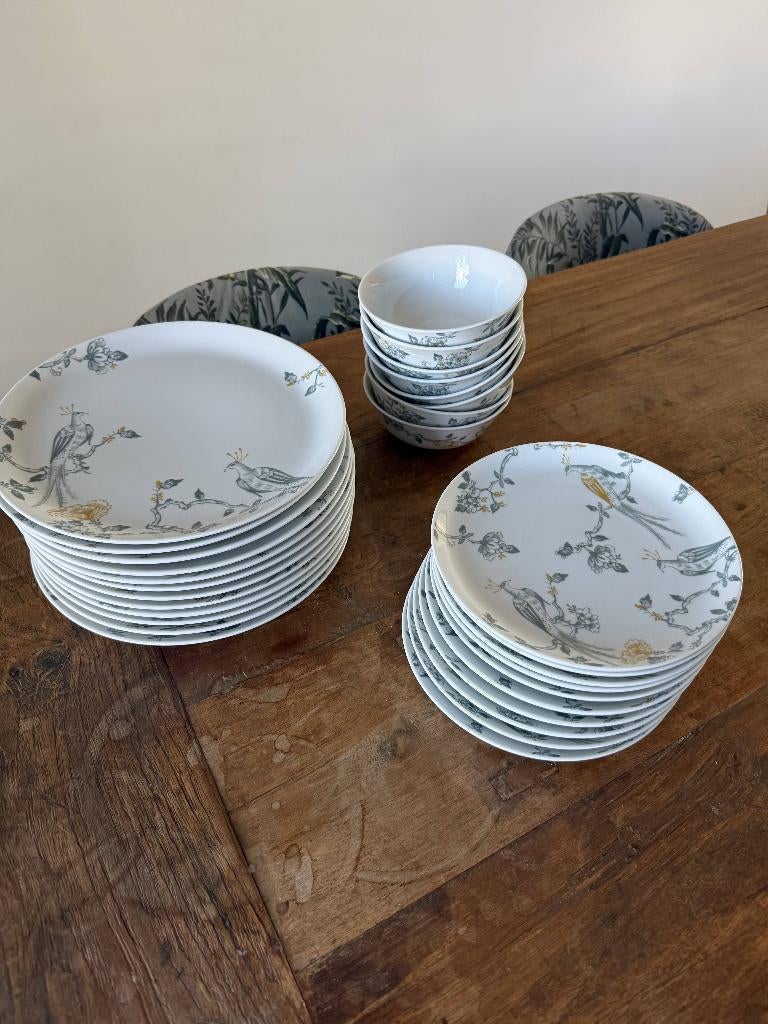 Villeroy & Boch Vivo Peacock servies – Limited Edition, Huis en Inrichting, Keuken | Servies, Ophalen, Zo goed als nieuw, Overige stijlen