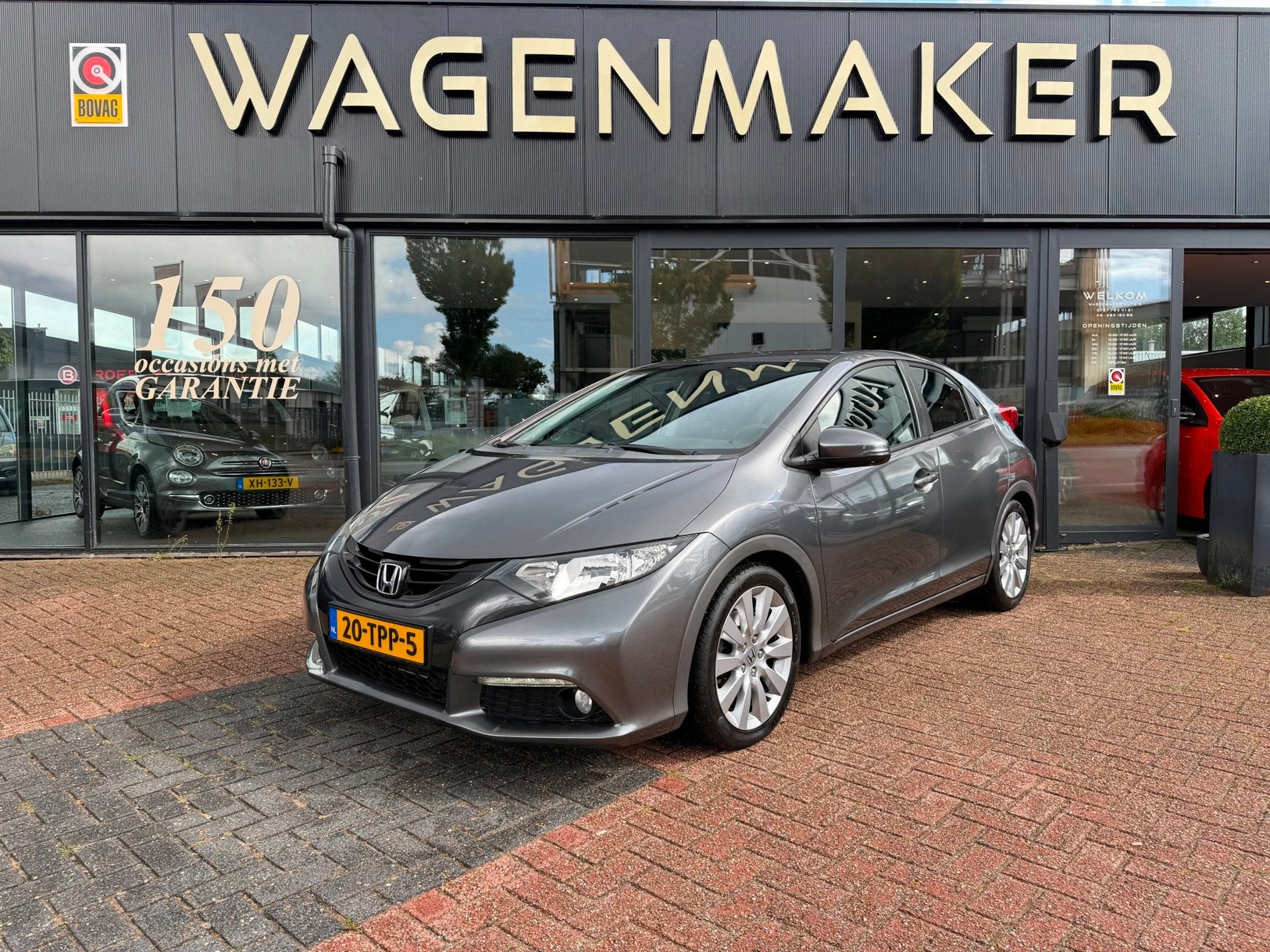 Honda Civic 1.8 GT AUT|NAVI|Cam|Cruise|Tel|DEALEROH|Trekhaak, Auto's, Stof, Gebruikt, 4 cilinders, Origineel Nederlands