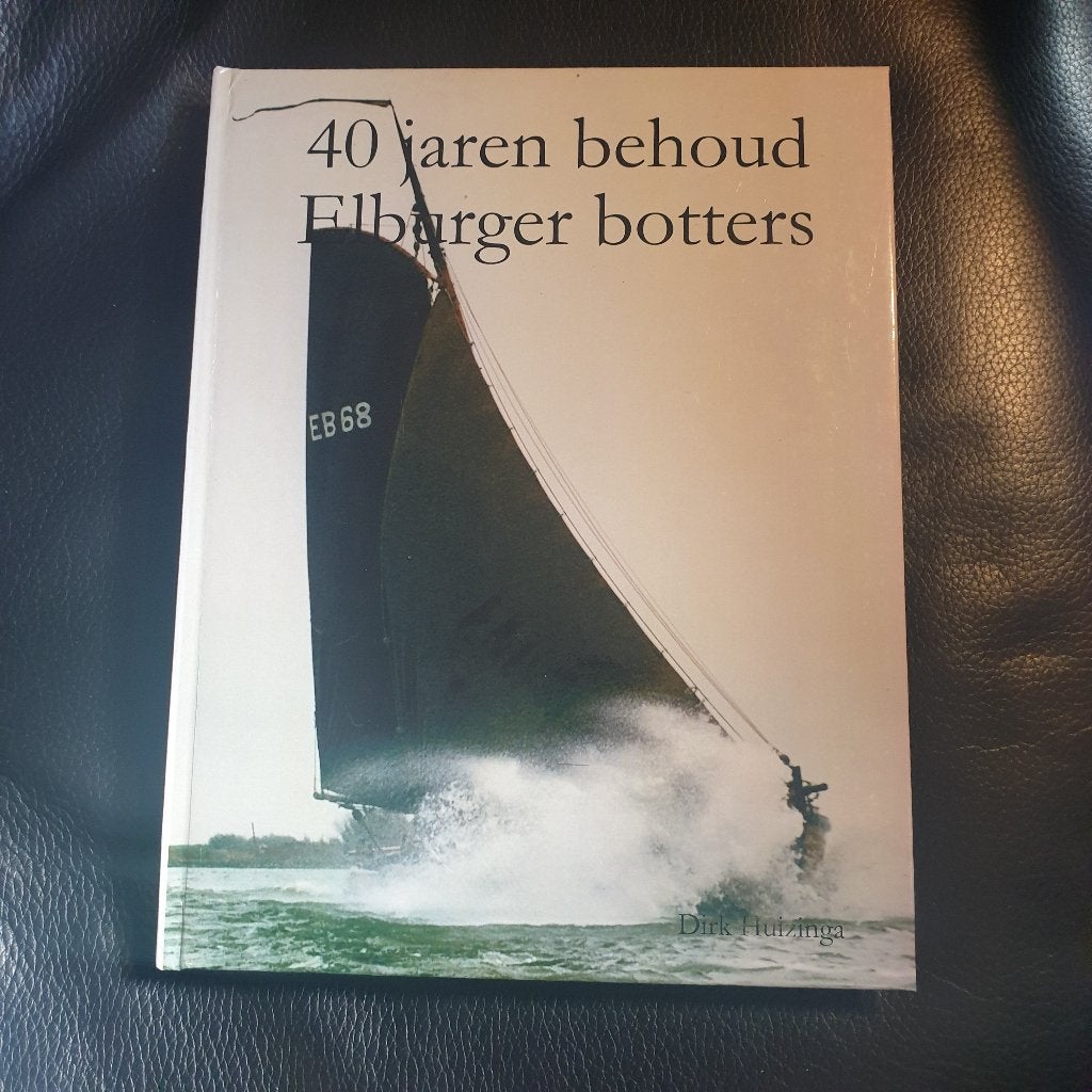 40 jaar behoud Elburger botters, Verzenden, Zo goed als nieuw, Zeilboot, Boek of Tijdschrift