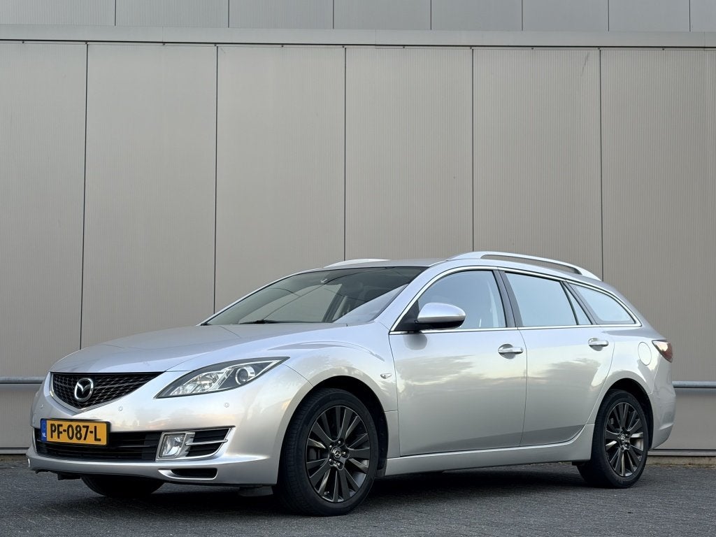Mazda 6 Sportbreak 2.0 S-VT Bns Plus - automaat - airco -, Auto's, Gebruikt, Zwart, 4 cilinders, 6 sportbreak