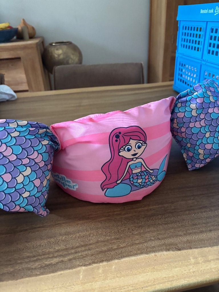 Puddle Jumper Zwembandjes Zeemeermin - 15-30kg, Meisje, Overige maten, Ophalen of Verzenden, Zo goed als nieuw