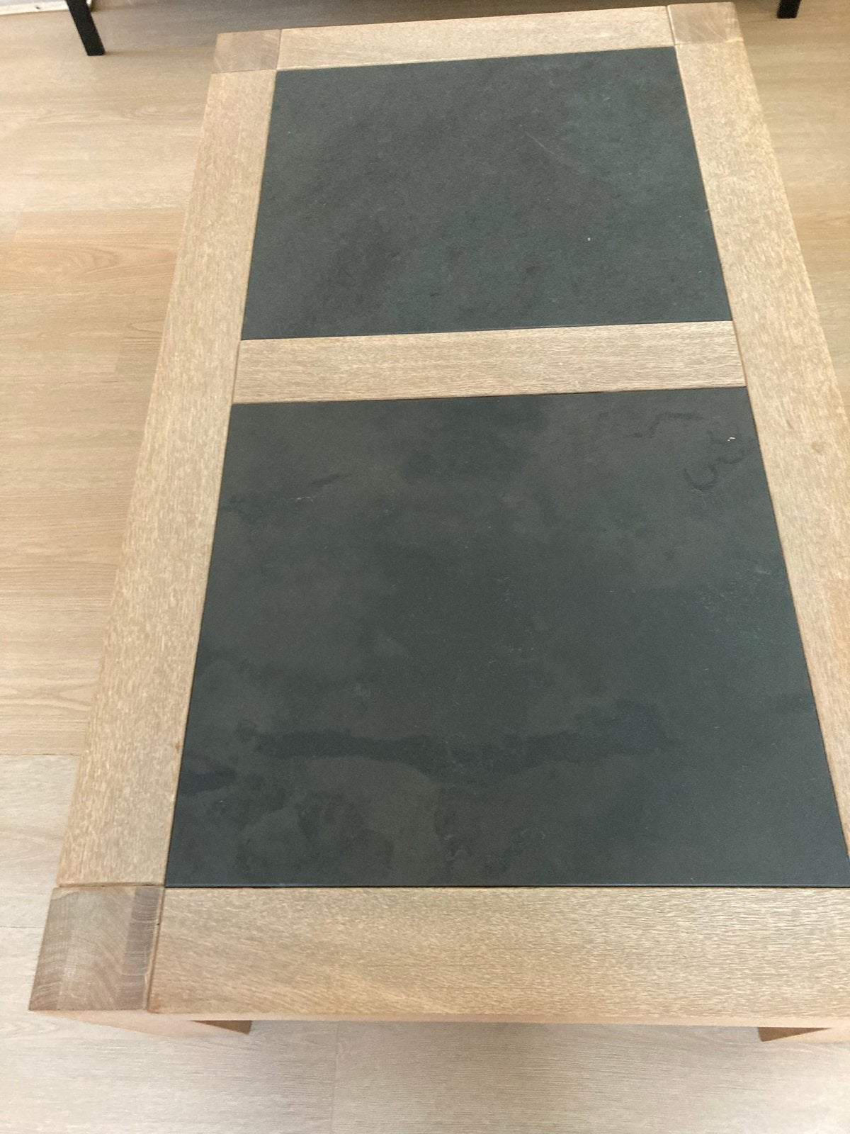 Twee zwarte leisteenplaten 55x60x1 cm, Ophalen, Gebruikt, Overige materialen