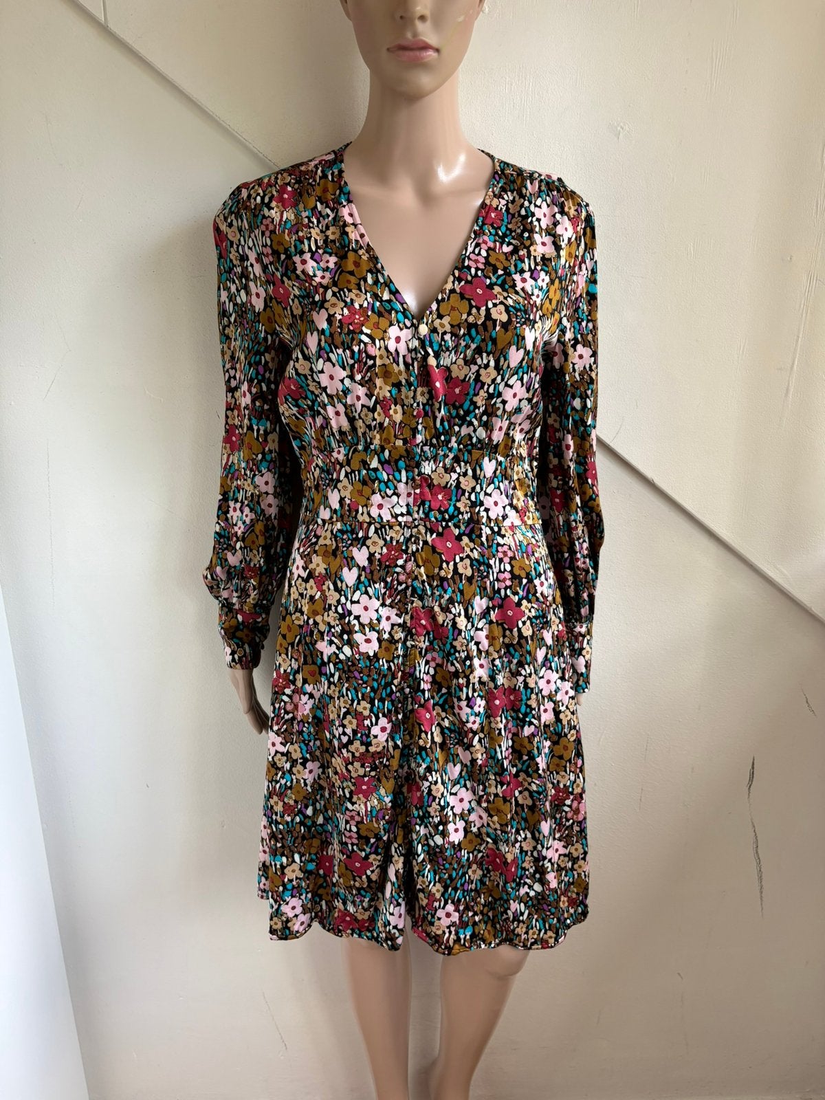 Fabienne Chapot jurk maat 38 bloem lynn short cato dress, Kleding | Dames, Jurken, Maat 38/40 (M), Meerkleurig, Ophalen of Verzenden