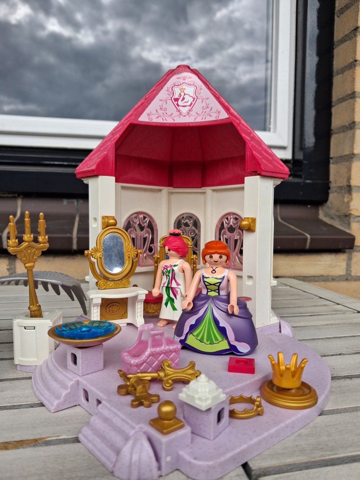 Playmobil Prinsessenkasteel/Toren met Pegasus en Figuren, Kinderen en Baby's, Speelgoed | Playmobil, Gebouw, Complete set, Ophalen of Verzenden