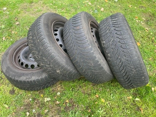 Winterbanden Michelin Alpin - stalen velg - 4x, Ophalen