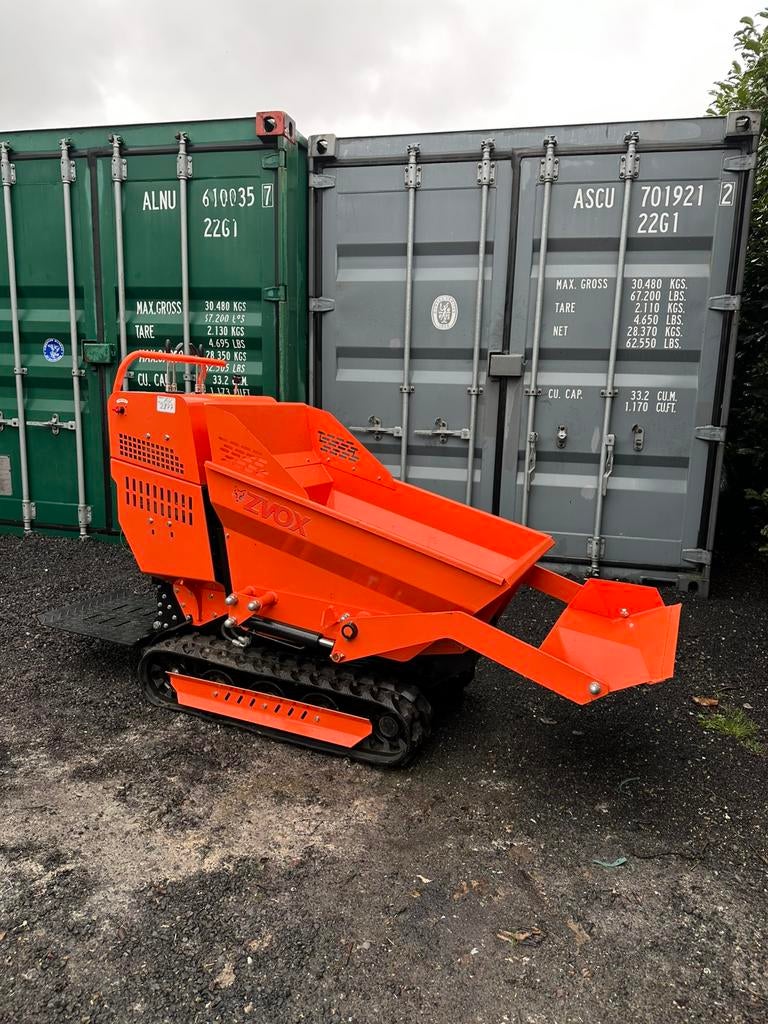 NIEUW! Rups dumper met schepbak, Tuin en Terras, Kruiwagens, Zo goed als nieuw, Ophalen of Verzenden